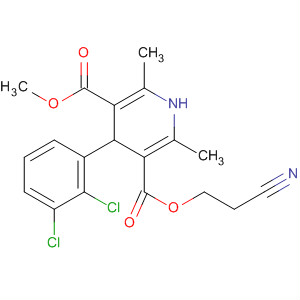 4-(2,3-Dichloro-phenyl)-2,6-dimethyl-1,4-dihydro-pyridine-3,5-dicarboxylicacid3-(2-cyano-ethyl)ester5-methylester