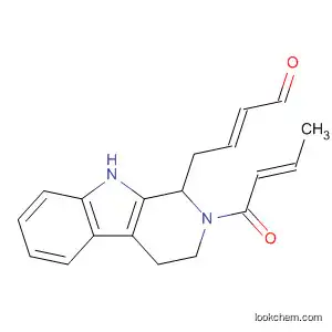 1H-Pyrido[3,4-b]indole,
2,3,4,9-tetrahydro-2-[(2E)-1-oxo-2-butenyl]-1-[(2E)-4-oxo-2-butenyl]-
