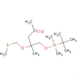 2-Pentanone, 5-[[(1,1-dimethylethyl)dimethylsilyl]oxy]-4-methyl-4-[(methylthio)methoxy] -
