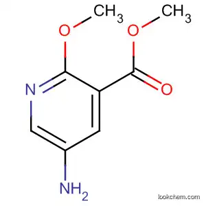 Molecular Structure of 122433-51-6 (5-AMino-2-Methoxy-nicotinic acid Methyl ester)