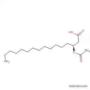 Molecular Structure of 122767-78-6 (Hexadecanoic acid, 3-(acetyloxy)-, (S)-)