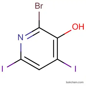 Molecular Structure of 129611-33-2 (2-Bromo-4,6-diiodo-3-hydroxypyridine)