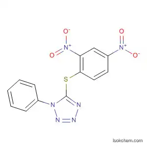 Molecular Structure of 132764-29-5 (1H-Tetrazole, 5-[(2,4-dinitrophenyl)thio]-1-phenyl-)