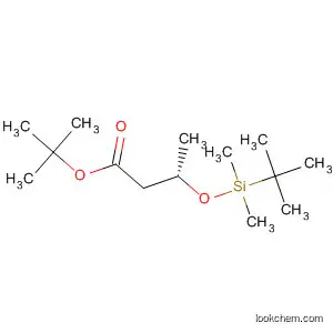 Butanoic acid, 3-[[(1,1-dimethylethyl)dimethylsilyl]oxy]-,
1,1-dimethylethyl ester, (S)-