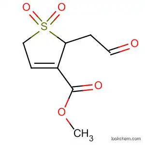 3-Thiophenecarboxylic acid, 2,5-dihydro-2-(2-oxoethyl)-, methyl ester,
1,1-dioxide