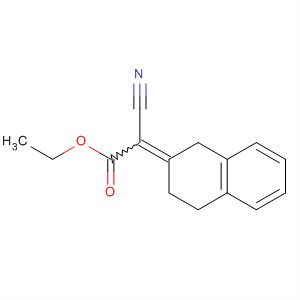 Acetic acid, cyano(3,4-dihydro-2(1H)-naphthalenylidene)-, ethyl ester