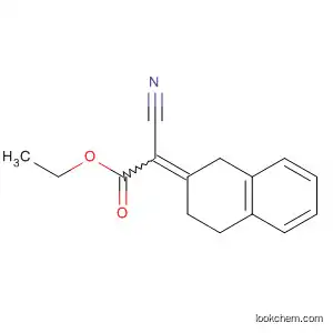 Molecular Structure of 14442-44-5 (Acetic acid, cyano(3,4-dihydro-2(1H)-naphthalenylidene)-, ethyl ester)