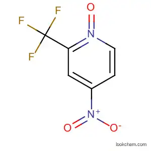 Molecular Structure of 147149-97-1 (Pyridine, 4-nitro-2-(trifluoromethyl)-, 1-oxide)