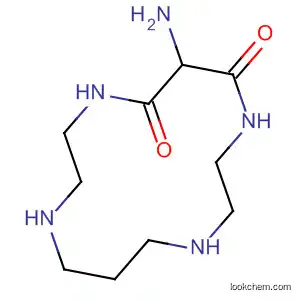 Molecular Structure of 148584-64-9 (1,4,8,11-Tetraazacyclotetradecane-5,7-dione, 6-amino-)