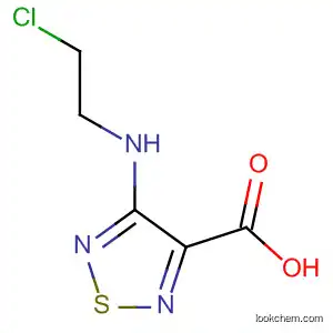 4-[(2-Chloroethyl)amino]-1,2,5-thiadiazole-3-carboxylic acid