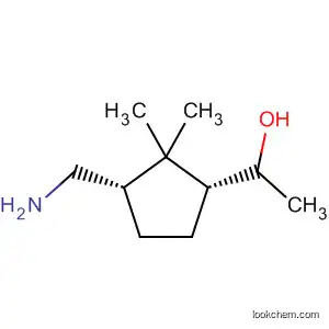 Molecular Structure of 156767-18-9 (Cyclopentanemethanol, 3-(aminomethyl)-1,2,2-trimethyl-, (1R,3S)-)