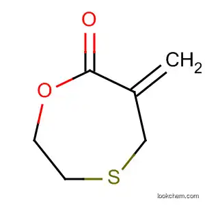 1,4-Oxathiepan-7-one, 6-methylene-
