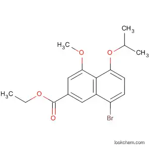 ethyl 8-bromo-4-methoxy-5-(1-methylethoxy)naphthalene-2-carboxylate