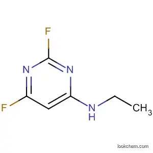 Molecular Structure of 165258-60-6 (4-Pyrimidinamine,N-ethyl-2,6-difluoro-(9CI))