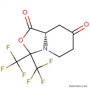 Molecular Structure of 166042-96-2 (3H-Oxazolo[3,4-a]pyridine-1,7-dione,
tetrahydro-3,3-bis(trifluoromethyl)-, (S)-)