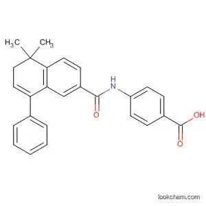 Molecular Structure of 166977-24-8 (4-(5,5-Dimethyl-8-phenyl-5,6-dihydronaphthalen-2-ylcarboxamido)benzoic acid)