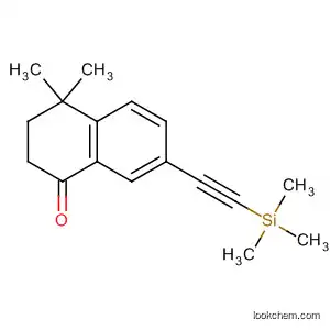 Molecular Structure of 166978-47-8 (1(2H)-Naphthalenone,
3,4-dihydro-4,4-dimethyl-7-[(trimethylsilyl)ethynyl]-)