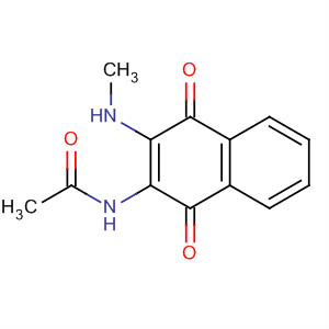 Acetamide, N-[1,4-dihydro-3-(methylamino)-1,4-dioxo-2-naphthalenyl]-