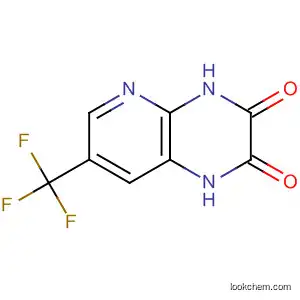 Molecular Structure of 168123-87-3 (7-Trifluoromethyl-1,4-dihydro-pyrido[2,3-b]pyrazine-2,3-dione)