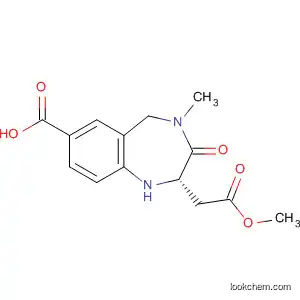 1H-1,4-Benzodiazepine-2-acetic acid,
7-carboxy-2,3,4,5-tetrahydro-4-methyl-3-oxo-, a-methyl ester, (2S)-