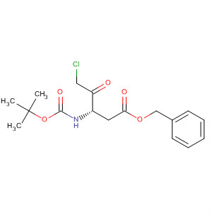 Pentanoic acid,
5-chloro-3-[[(1,1-dimethylethoxy)carbonyl]amino]-4-oxo-, phenylmethyl
ester, (S)-