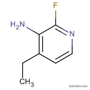 Molecular Structure of 173435-43-3 (3-Pyridinamine,4-ethyl-2-fluoro-(9CI))