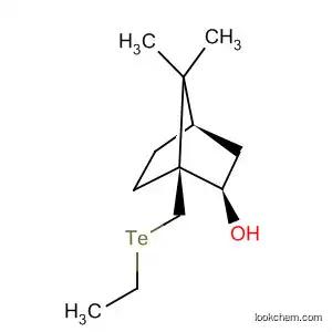 Molecular Structure of 183446-21-1 (Bicyclo[2.2.1]heptan-2-ol, 1-[(ethyltelluro)methyl]-7,7-dimethyl-,
(1S,2R,4R)-)