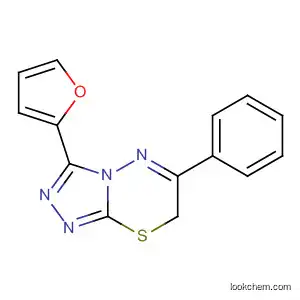 Molecular Structure of 183536-45-0 (3-(2-FURYL)-6-PHENYL-7H-[1,2,4]TRIAZOLO[3,4-B][1,3,4]THIADIAZINE)