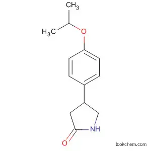 Molecular Structure of 184828-11-3 (2-Pyrrolidinone, 4[4-(1-Methylethoxy)Phenyl])