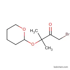 Molecular Structure of 184841-14-3 (2-Butanone, 1-bromo-3-methyl-3-[(tetrahydro-2H-pyran-2-yl)oxy]-)