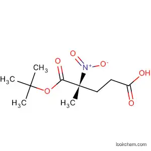 Pentanedioic acid, 2-methyl-2-nitro-, 1-(1,1-dimethylethyl) ester, (R)-