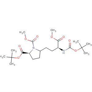 1,2-Pyrrolidinedicarboxylic acid, 5-[(3S)-3-[[(1,1-dimethylethoxy)carbonyl]amino]-4-methoxy-4-oxobutyl]-, 1-(1,1-dimethylethyl) 2-methyl ester, (2S)-