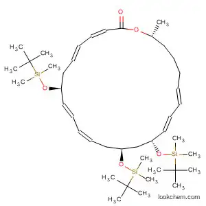Oxacyclotetracosa-3,5,9,11,17,19-hexaen-2-one,
8,14,16-tris[[(1,1-dimethylethyl)dimethylsilyl]oxy]-24-methyl-,
(3Z,5E,8S,9E,11Z,14S,16R,17E,19E,24R)-