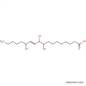 Molecular Structure of 185253-41-2 (11-Octadecenoic acid, 9,10,13-trihydroxy-, (11E)-)
