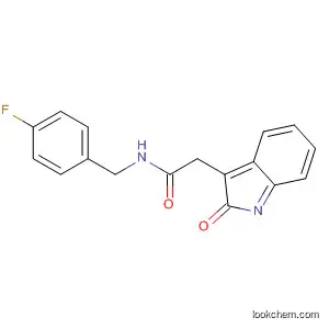 N-[(-4-플루오로페닐)메틸]-α-옥소-1H-인돌-3-아세트아미드