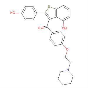 [4-Hydroxy-2-(4-hydroxyphenyl)benzo[b]thien-3-yl][4-[2-(1-piperidinyl)ethoxy]phenyl]-Methanone