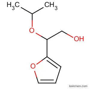 Molecular Structure of 185544-44-9 (2-Furanethanol, b-(1-methylethoxy)-)