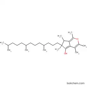 Molecular Structure of 185672-33-7 (2,3-Dihydro-2,3,4,6,7-pentamethyl-2-(4,8,12-trimethyltridecyl)-5-benzofuranol)