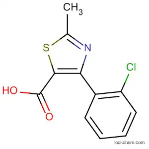 Molecular Structure of 188679-16-5 (4-(2-CHLOROPHENYL)-2-METHYL-5-THIAZOLECARBOXYLIC ACID)