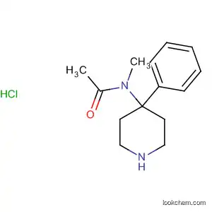 Molecular Structure of 188916-70-3 (N-methyl-N-(4-phenylpiperidin-4-yl)acetamide hydrochloride)