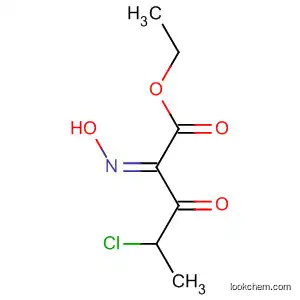 Molecular Structure of 189099-11-4 (Pentanoic acid, 4-chloro-2-(hydroxyimino)-3-oxo-, ethyl ester, (2Z)-)