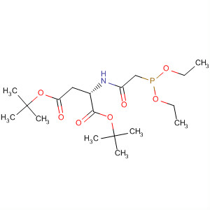Molecular Structure of 189264-23-1 (L-Aspartic acid, N-[(diethoxyphosphinyl)acetyl]-, bis(1,1-dimethylethyl)
ester)