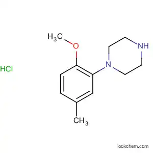 Molecular Structure of 189264-72-0 (1-(2-Methoxy-5-Methylphenyl)piperazine hydrochloride)