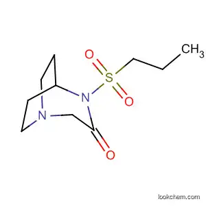 Molecular Structure of 189361-48-6 (1,4-Diazabicyclo[3.2.2]nonan-3-one, 4-(propylsulfonyl)-)