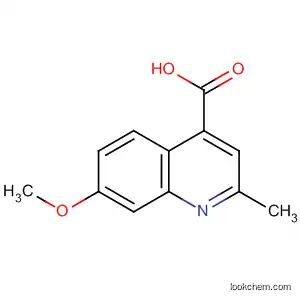 Molecular Structure of 189815-81-4 (7-METHOXY-2-METHYLQUINOLINE-4-CARBOXYLIC ACID)