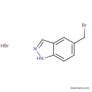 Molecular Structure of 192369-93-0 (5-(Bromomethyl)-1H-indazole hydrobromide)