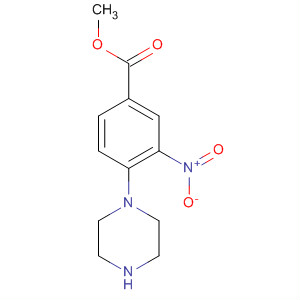 Benzoic acid, 3-nitro-4-(1-piperazinyl)-, methyl ester