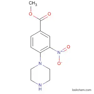 Molecular Structure of 192441-86-4 (METHYL 3-NITRO-4-PIPERAZINOBENZENECARBOXYLATE)