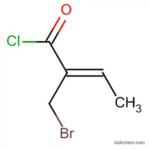 Molecular Structure of 192458-47-2 (2-Butenoyl chloride, 2-(bromomethyl)-, (Z)-)