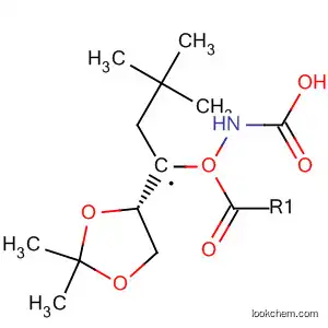 Molecular Structure of 192764-32-2 (Carbamic acid, [(1R)-1-[(4S)-2,2-dimethyl-1,3-dioxolan-4-yl]ethyl]-,
1,1-dimethylethyl ester)